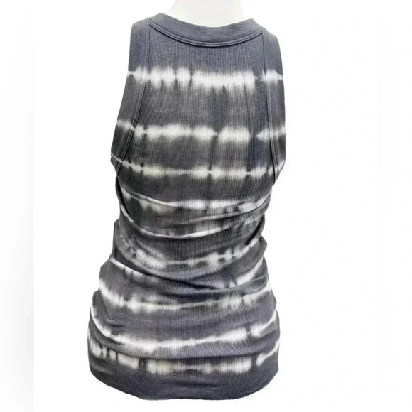 NEW Aerie Tie Dye Grey relax fit long Tank - Picture 2 of 4